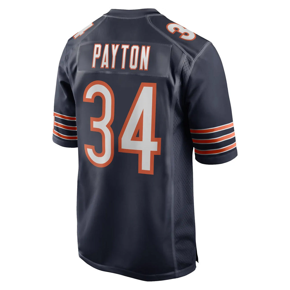 Rebec C.Bears #34 Walter Payton Player Navy Home Game Stitched Jerseys