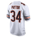 Rebec C.Bears #34 Walter Payton Player White Home Game Stitched Jerseys
