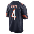 Rebec C.Bears #4 D'Andre Swift Player Navy Home Game Stitched Jerseys