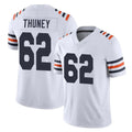 Rebec C.Bears #62 Joe Thuney Player White Classic Vapor Limited Home Game Stitched Jerseys