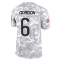 Rebec C.Bears #6 Kyler Gordon Player Arctic Camo Salute to Service Limited Stitched Jerseys