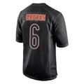 Rebec C.Bears #6 Kyler Gordon Player Carbon Black Fashion Game Stitched Jerseys