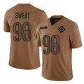 Rebec C.Bears #98 Montez Sweat Player Brown Salute to Service Limited Stitched Jerseys