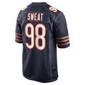 Rebec C.Bears #98 Montez Sweat Player Navy Home Game Stitched Jerseys