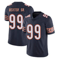 Rebec C.Bears #99 Gervon Dexter Sr. Player Navy Vapor Untouchable Limited Home Game Stitched Jerseys