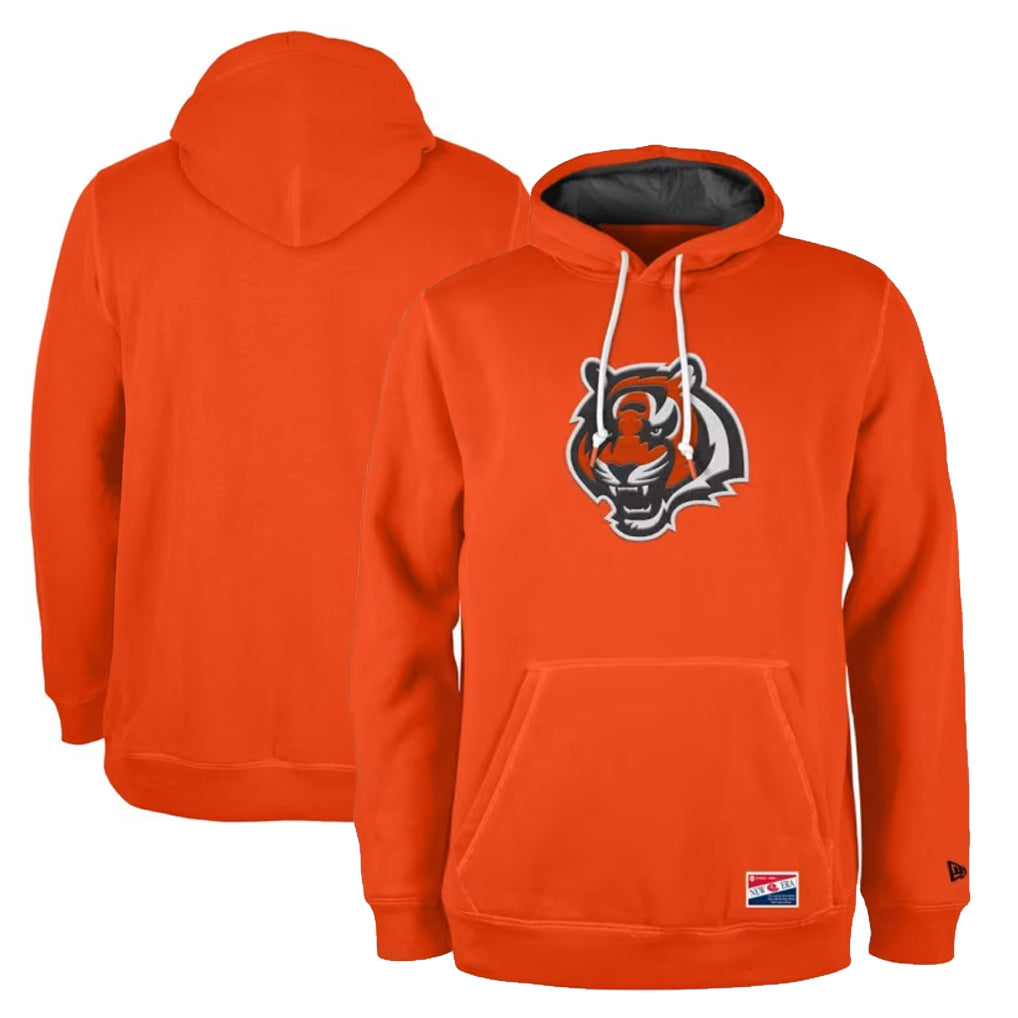 Rebec C.Bengals Orange Salute to Service Pullover Hoodie Limited Blank Player Stitched Jerseys
