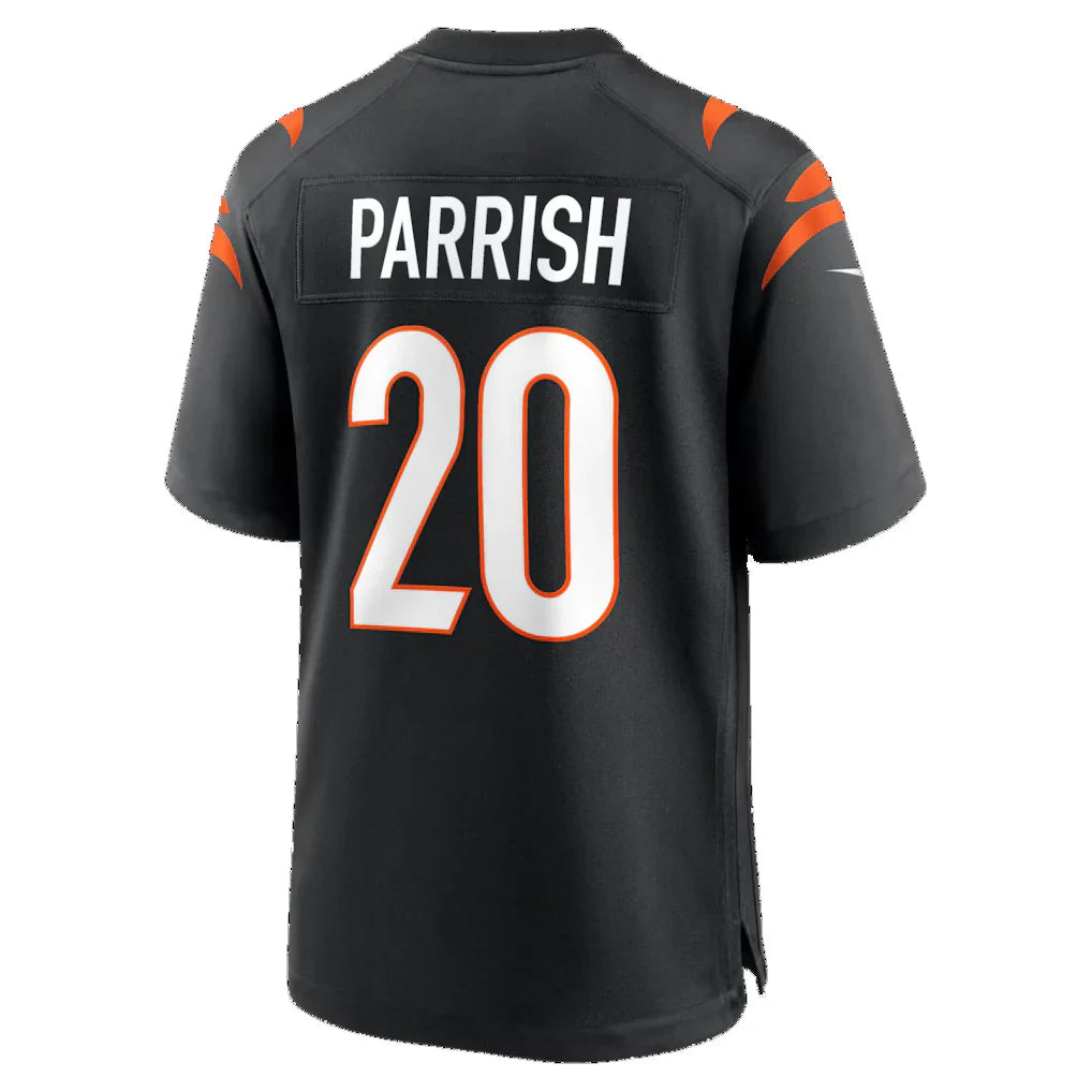 C.Bengals #20 Lemar Parrish Black Rebec Team Retired Game Stitched Jerseys