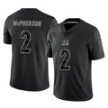 Rebec C.Bengals #2 Evan McPherson Player Black Reflective Limited Game Stitched Jerseys