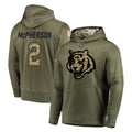 Rebec C.Bengals #2 Evan McPherson Player Olive Salute to Service Pullover Hoodies Home Game Stitched Jerseys