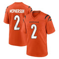 Rebec C.Bengals #2 Evan McPherson Player Orange Home Game Stitched Jerseys