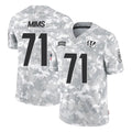 Rebec C.Bengals #71 Amarius Mims Player Arctic Camo Salute to Service Limited Stitched Jerseys