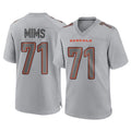 Rebec C.Bengals #71 Amarius Mims Player Gray Atmosphere Fashion Game Stitched Jerseys