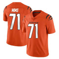 Rebec C.Bengals #71 Amarius Mims Player Orange Vapor Untouchable Limited Home Game Stitched Jerseys