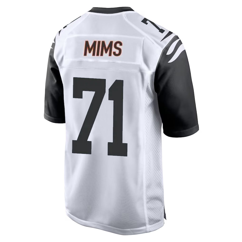 Rebec C.Bengals #71 Amarius Mims Player White Alternate Home Game Stitched Jerseys
