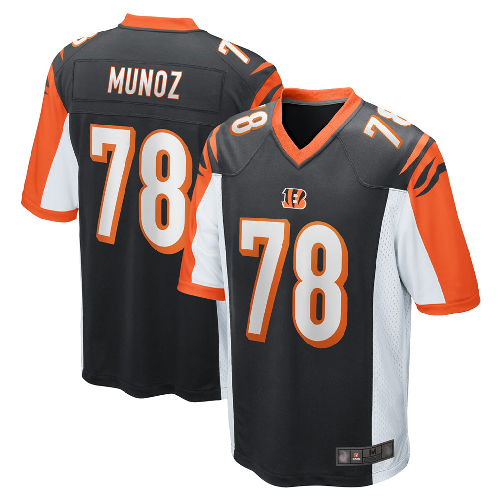 Rebec C.Bengals #78 Anthony Munoz Player Black Alternate Home Game Stitched Jerseys