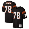 Rebec C.Bengals #78 Anthony Muñoz Player Black Mitchell & Ness Legacy Replica Stitched Jerseys