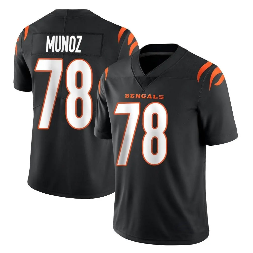 Rebec C.Bengals #78 Anthony Munoz Player Black Vapor Untouchable Limited Home Game Stitched Jerseys