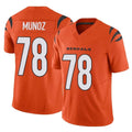 Rebec C.Bengals #78 Anthony Munoz Player Orange Vapor F.U.S.E. Limited Home Game Stitched Jerseys