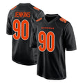 Rebec C.Bengals #90 Kris Jenkins Jr Player Black Fashion Game Stitched Jerseys