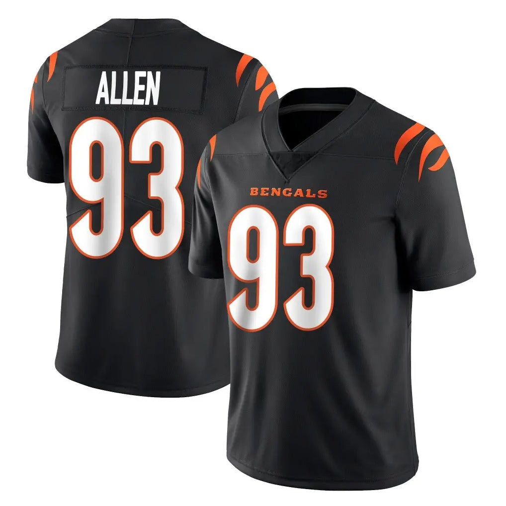 Rebec C.Bengals #93 Jonathan Allen Player Black Vapor Untouchable Limited Home Game Stitched Jerseys