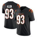 Rebec C.Bengals #93 Jonathan Allen Player Black Vapor Untouchable Limited Home Game Stitched Jerseys