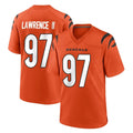 Rebec C.Bengals #97 Dexter Lawrence II Player Orange Home Game Stitched Jerseys