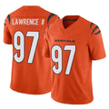 Rebec C.Bengals #97 Dexter Lawrence II Player Orange Vapor F.U.S.E. Limited Home Game Stitched Jerseys