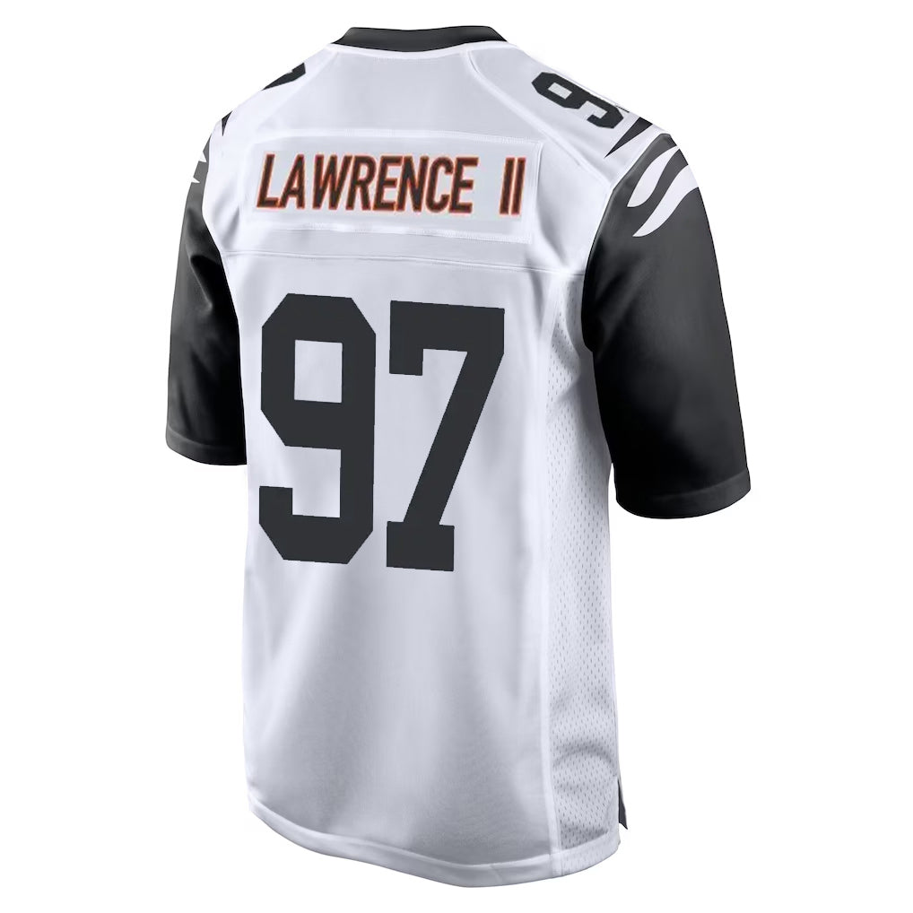 Rebec C.Bengals #97 Dexter Lawrence II Player White Alternate Home Game Stitched Jerseys