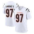Rebec C.Bengals #97 Dexter Lawrence II Player White Home Game Stitched Jerseys