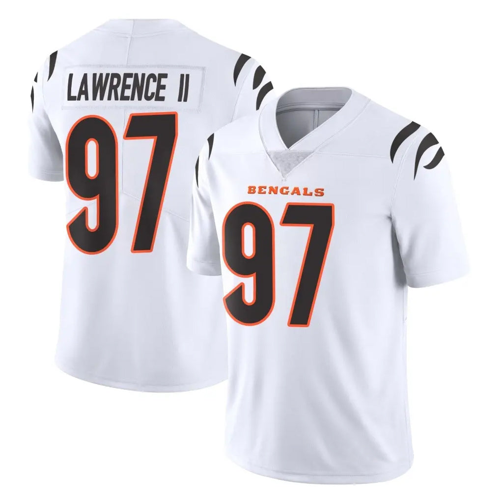Rebec C.Bengals #97 Dexter Lawrence II Player White Vapor Untouchable Limited Home Game Stitched Jerseys