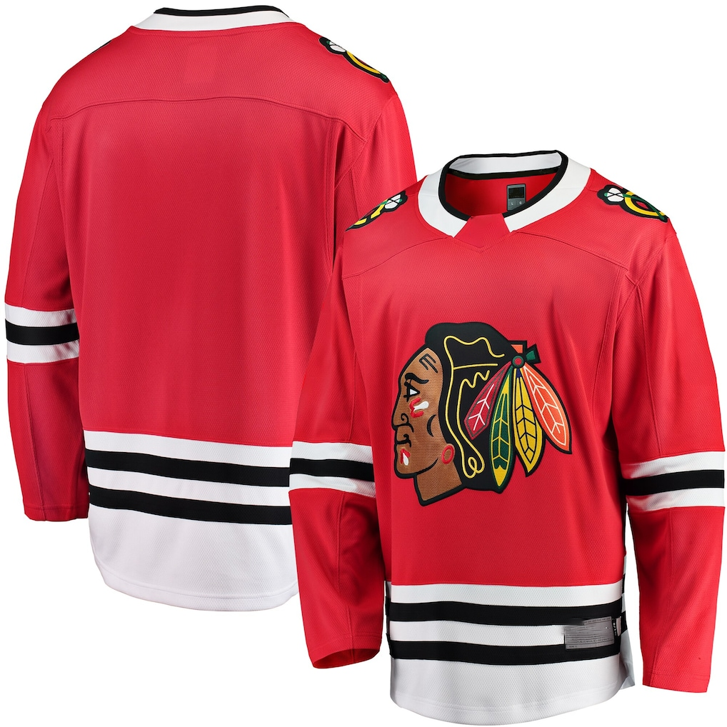 Rebec C.Blackhawks Red Breakaway Home Jerseys