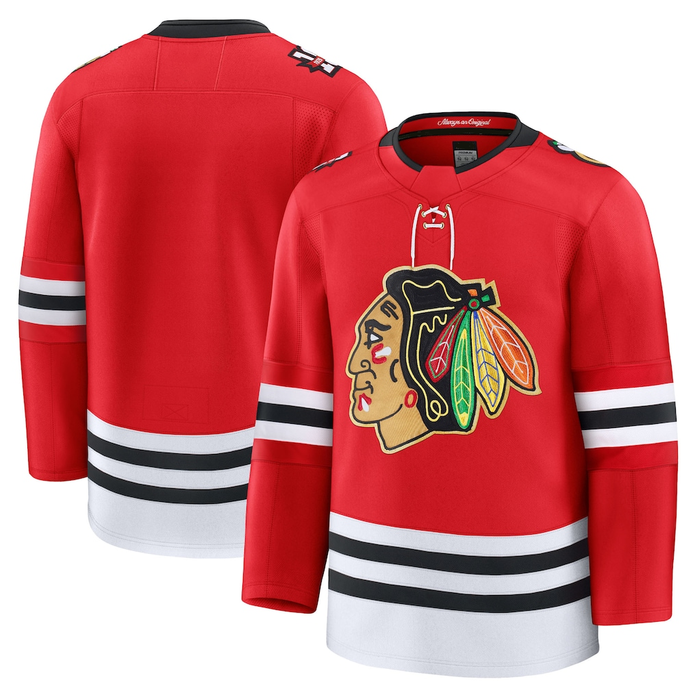 Rebec C.Blackhawks Red Centennial Premium Jerseys