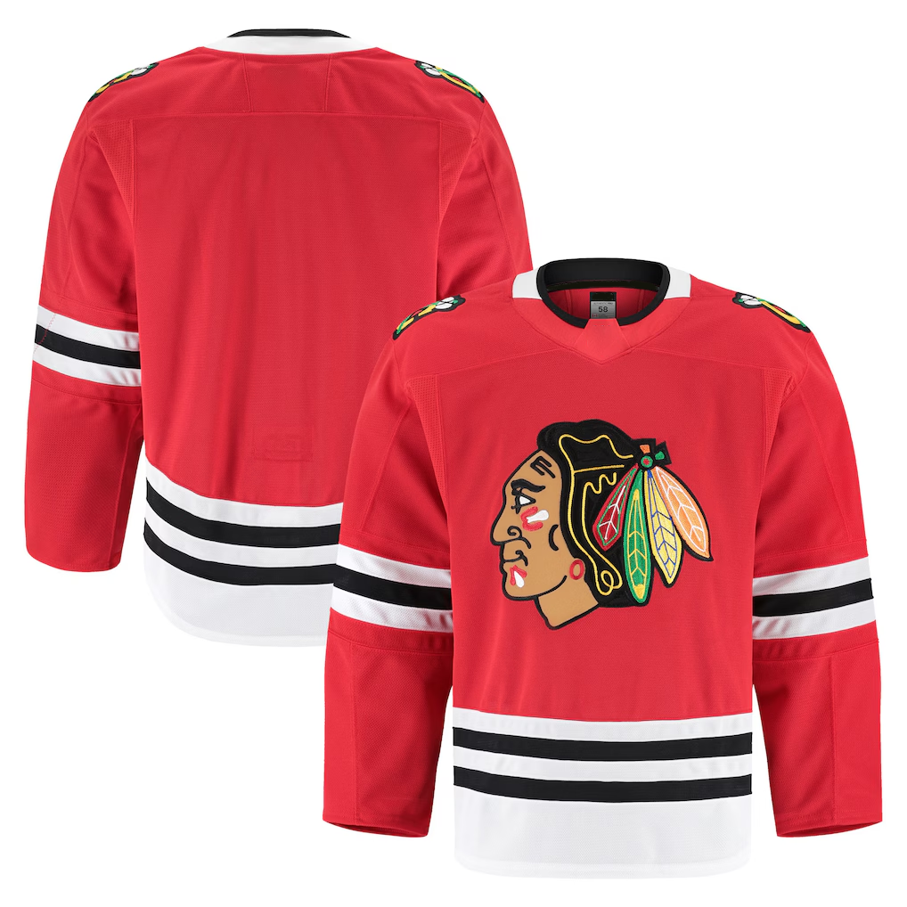 Rebec C.Blackhawks Red Home Authentic Pro Jerseys