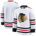 Rebec C.Blackhawks White Away Premium Jerseys