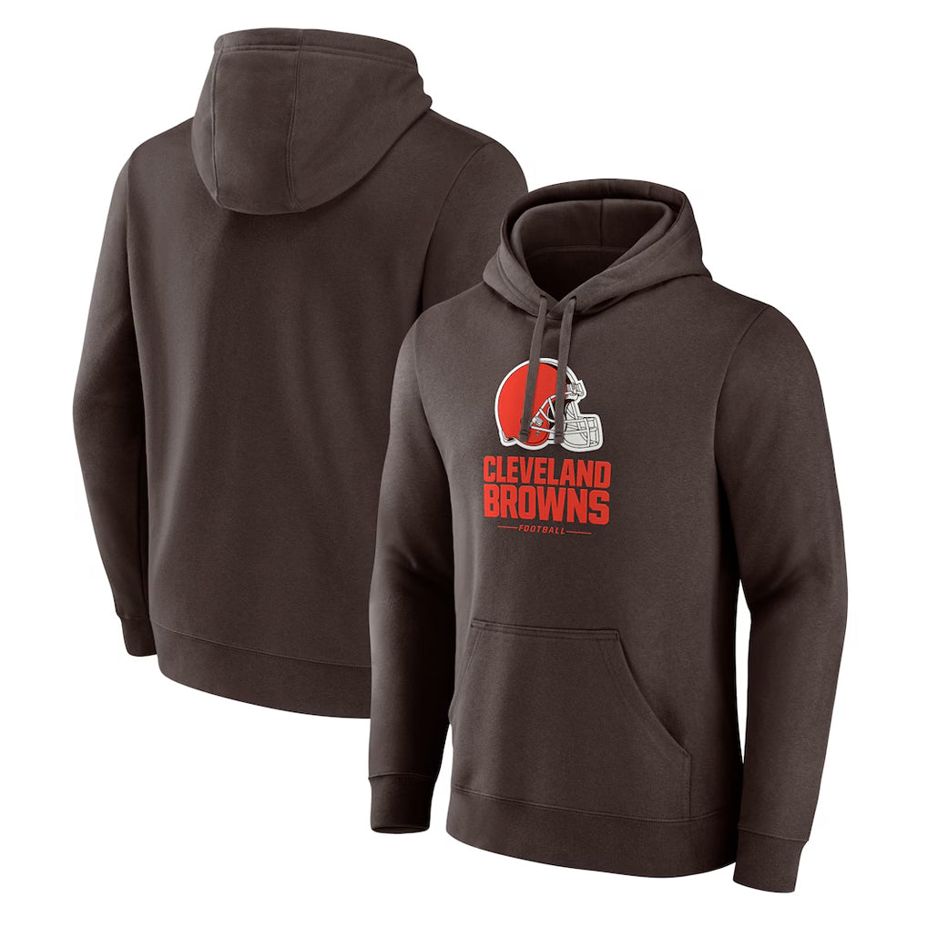 Rebec C.Browns Brown Primetime Lockup Pullover Hoodie Blank Player Stitched Jerseys