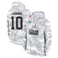 Rebec C.Browns #10 Quinshon Judkins Player Arctic Camo Salute to Service Hoodies Limited Game Stitched Jerseys