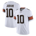 Rebec C.Browns #10 Quinshon Judkins Player White Vapor Untouchable Limited Home Game Stitched Jerseys