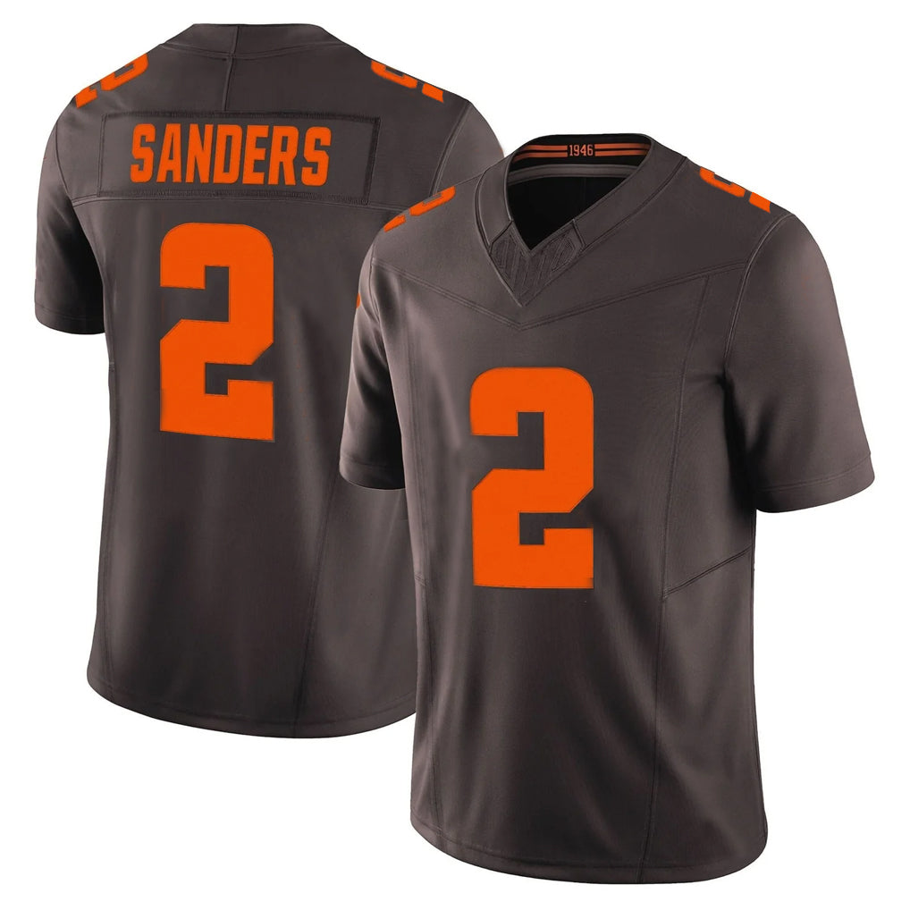 Rebec C.Browns #2 Shedeur Sanders Player Brown Limited Vapor F.U.S.E. Alternate Game Stitched Jerseys