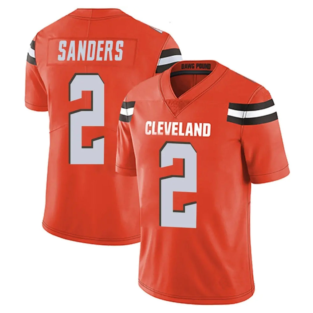 Rebec C.Browns #2 Shedeur Sanders Player Orange Alternate Vapor Untouchable Limited Home Game Stitched Jerseys
