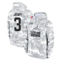 Rebec C.Browns #3 Jerry Jeudy Player Arctic Camo Salute to Service Hoodies Limited Game Stitched Jerseys
