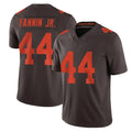 Rebec C.Browns #44 Harold Fannin Jr. Player Brown Limited Vapor F.U.S.E. Alternate Game Stitched Jerseys