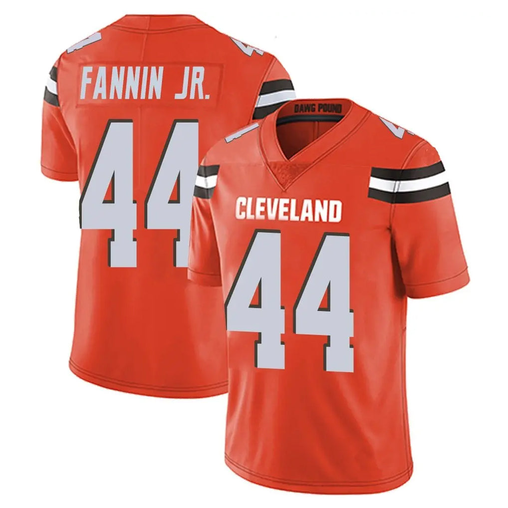 Rebec C.Browns #44 Harold Fannin Jr. Player Orange Alternate Vapor Untouchable Limited Home Game Stitched Jerseys