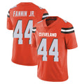Rebec C.Browns #44 Harold Fannin Jr. Player Orange Alternate Vapor Untouchable Limited Home Game Stitched Jerseys