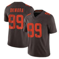 Rebec C.Browns #99 Julian Okwara Player Brown Limited Vapor F.U.S.E. Alternate Game Stitched Jerseys