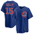 Rebec C.Cubs #15 Carson Kelly Player Royal Limited Home Stitched Jerseys
