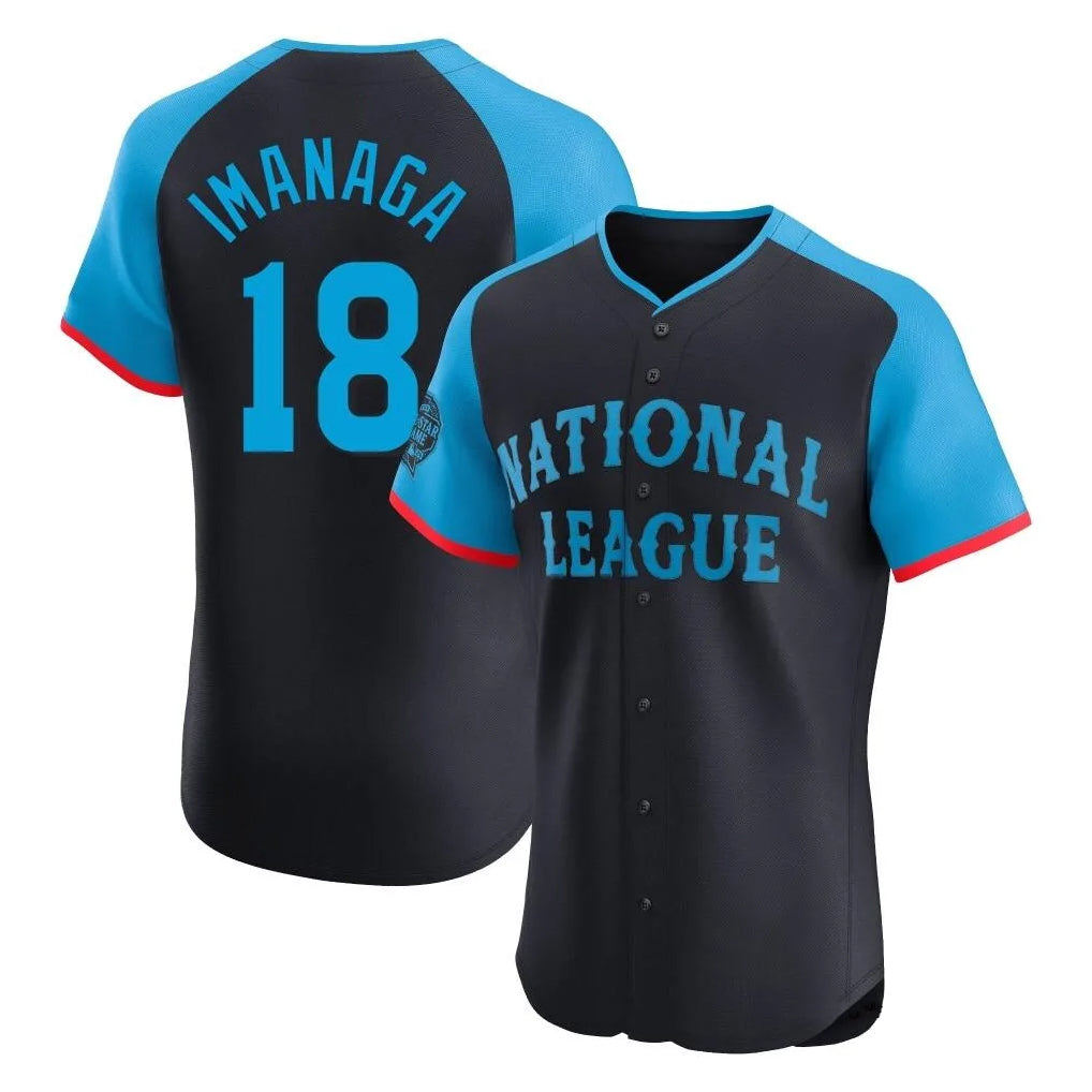 Rebec C.Cubs #18 Shota Imanaga Player Navy National League All-Star Limited Elite Game Home Stitched Jerseys