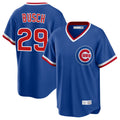 Rebec C.Cubs #29 Michael Busch Player Royal T-shirt Cooperstown Collection Limited Stitched Jerseys