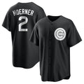 Rebec C.Cubs #2 Nico Hoerner Player Black Game Stitched Jerseys
