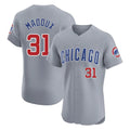 Rebec C.Cubs #31 Greg Maddux Player Gray Road Limited Elite Home Stitched Jerseys