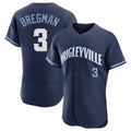 Rebec C.Cubs #3 Alex Bregman Navy City Connect Limited Elite Home Stitched Jerseys